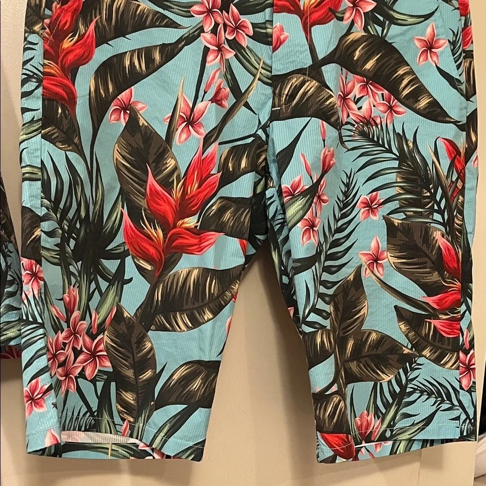 Cloud Style NWOT Tropical Floral Men's Bermuda Shorts Suit Set Medium